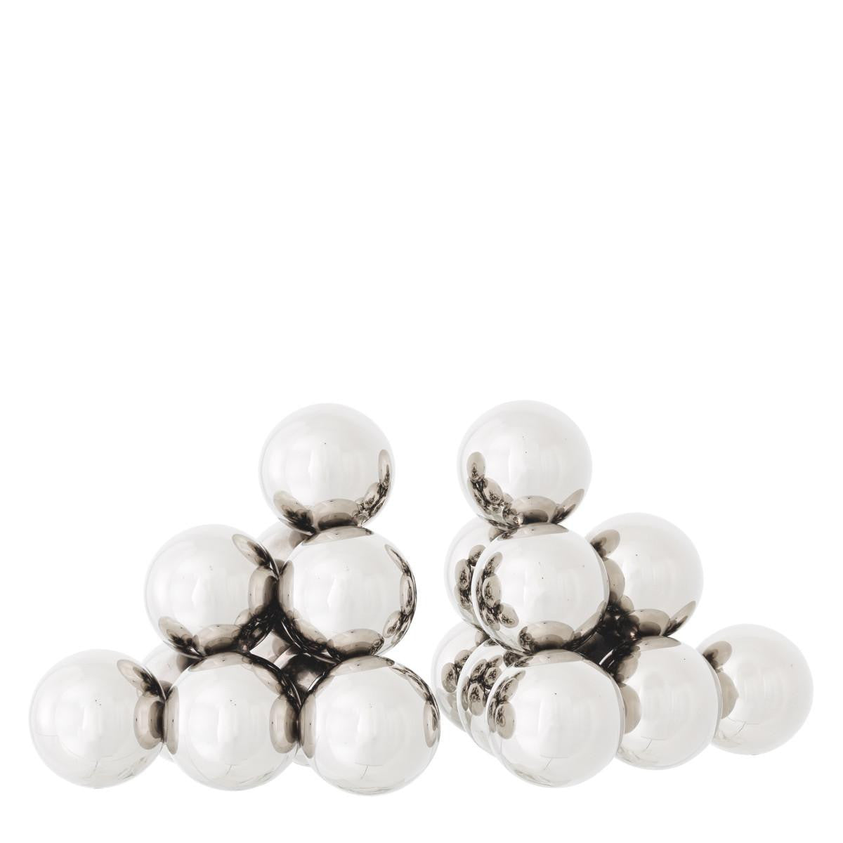 Eichholtz Carioca Bookends, Set of 2, Nickel, 5.51"W (113730 YV0J03YQ3N)