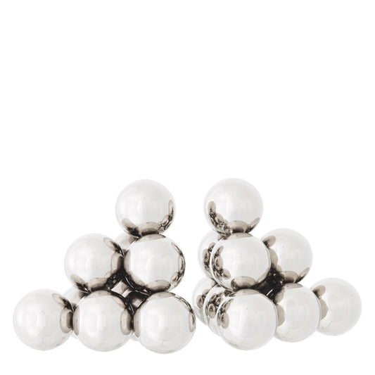 Eichholtz Carioca Bookends, Set of 2, Nickel, 5.51"W (113730 YV0J03YQ3N)
