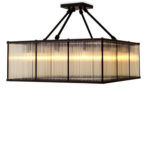 Eichholtz Ceiling Lamp Bernardi Square Bronze