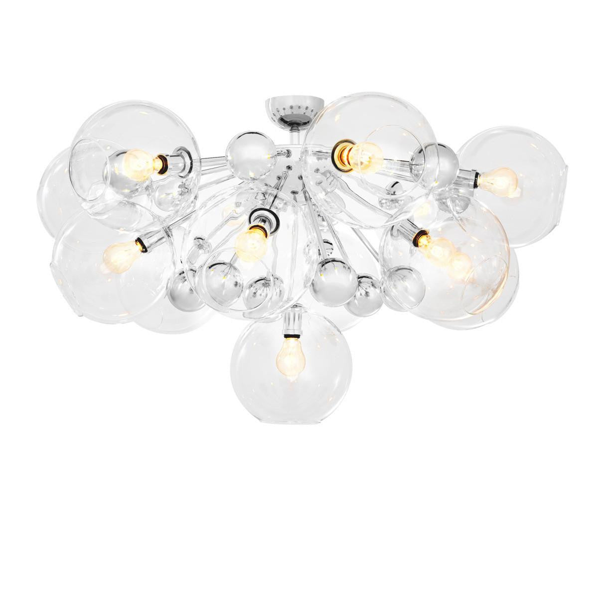 Eichholtz Soleil Ceiling Lamp - Nickel