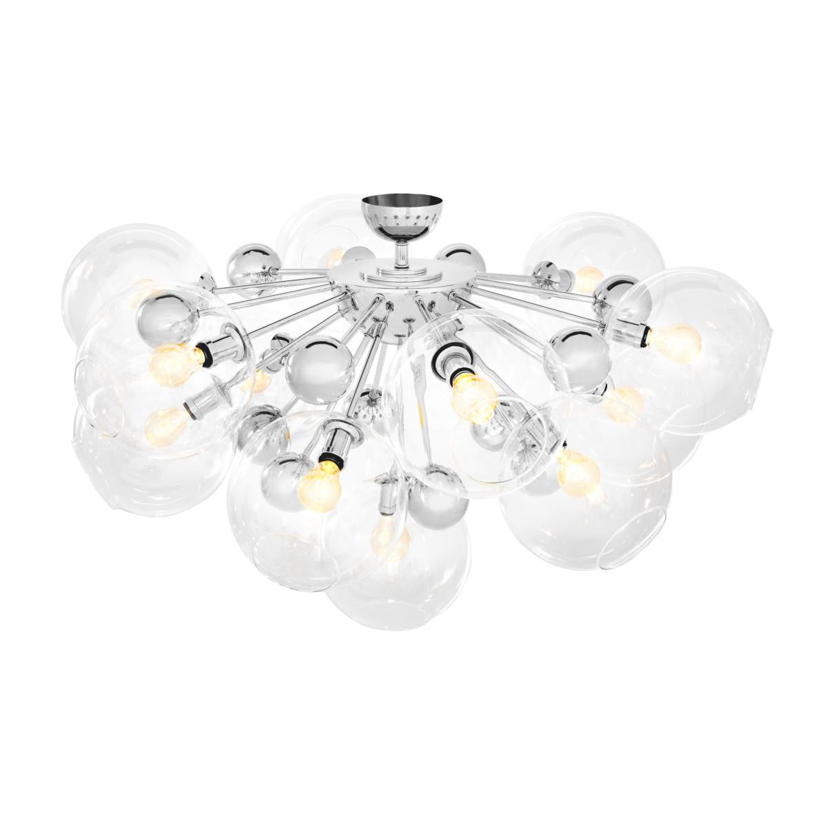 Eichholtz Soleil Ceiling Lamp - Nickel