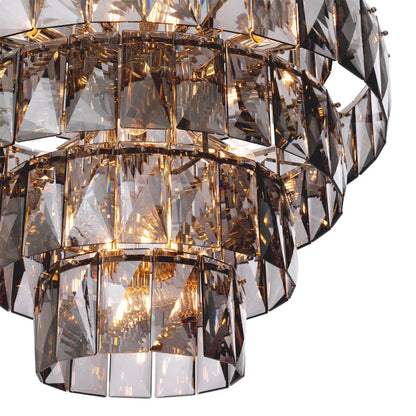 Eichholtz Amazone L Chandelier - Smoke Glass