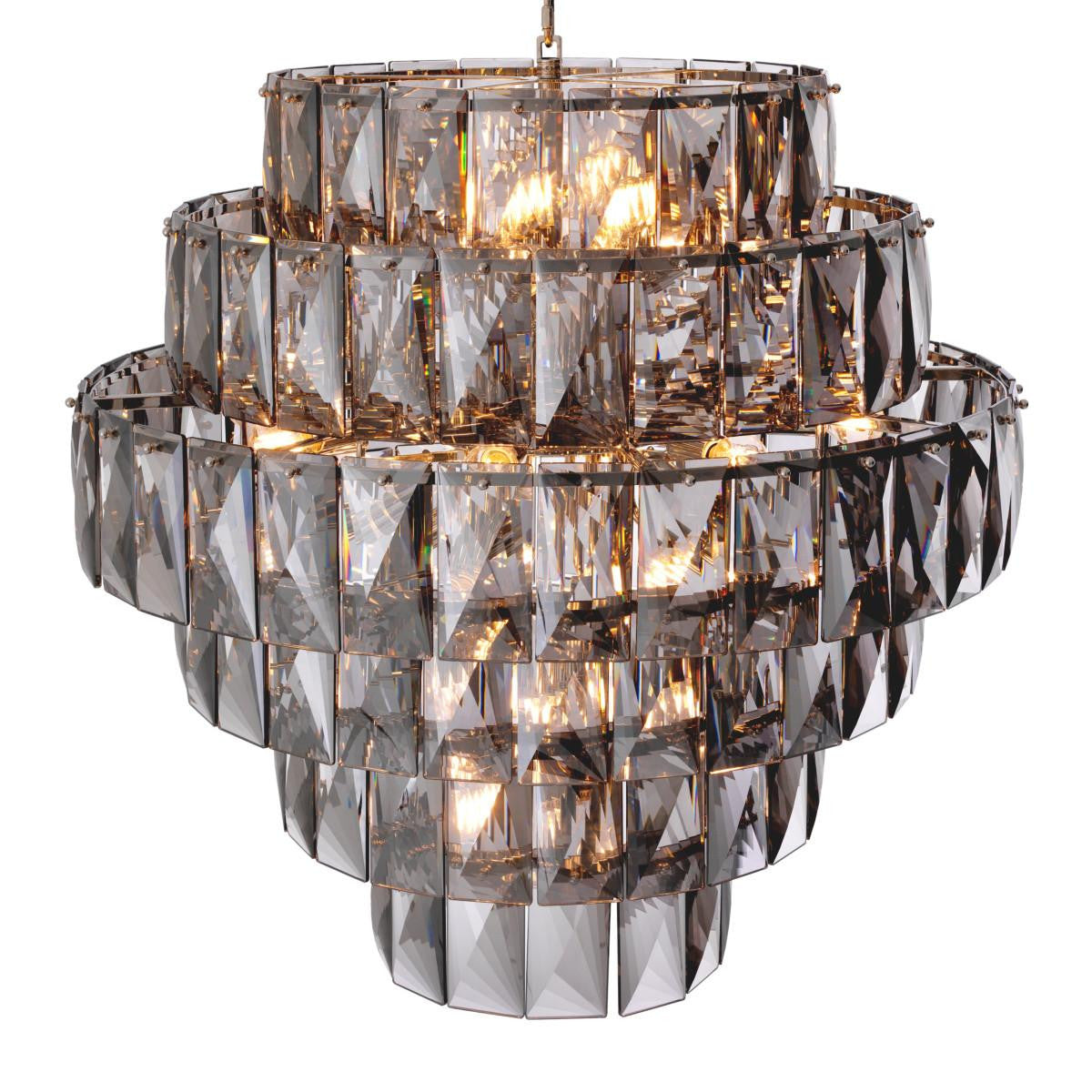 Eichholtz Amazone L Chandelier - Smoke Glass