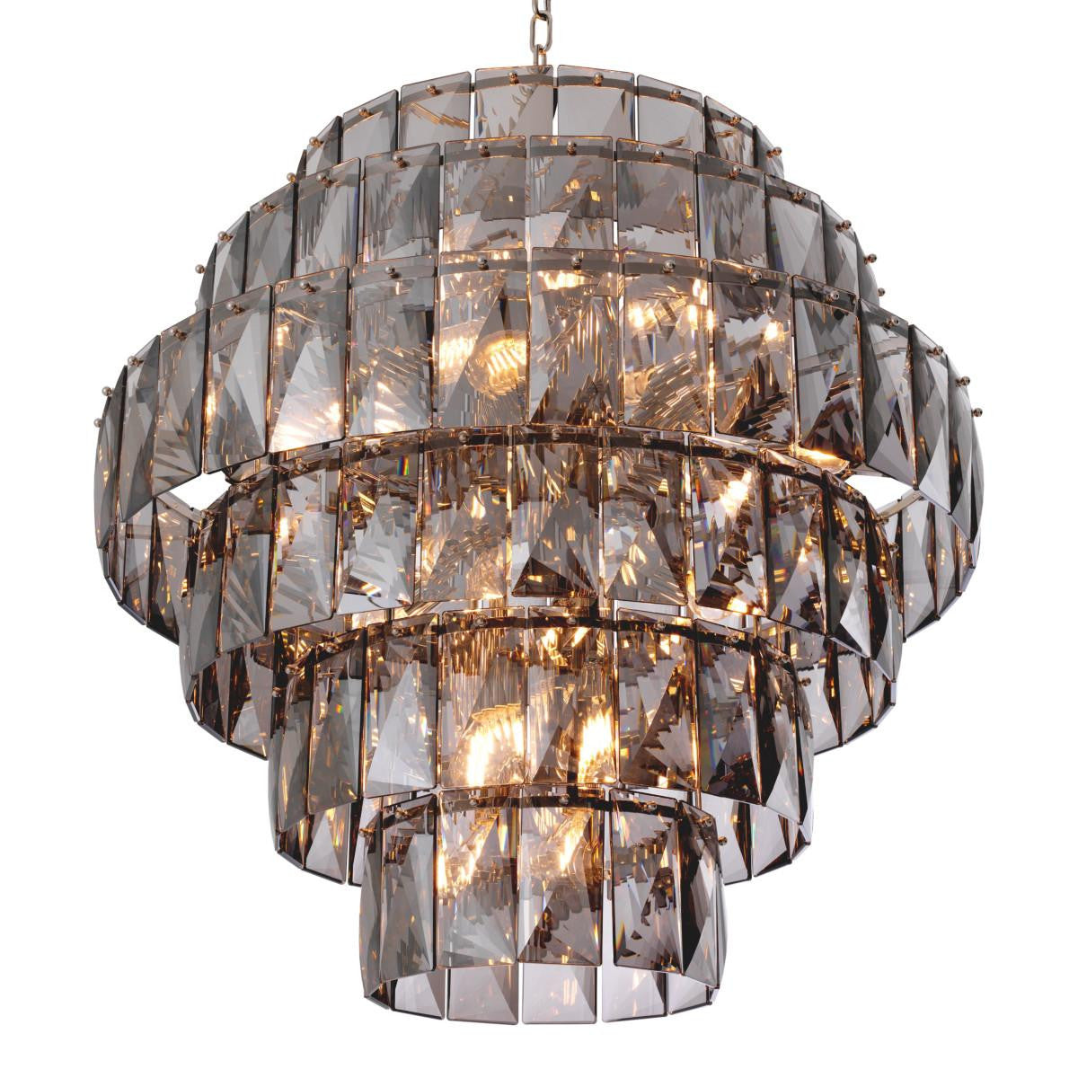 Eichholtz Amazone L Chandelier - Smoke Glass