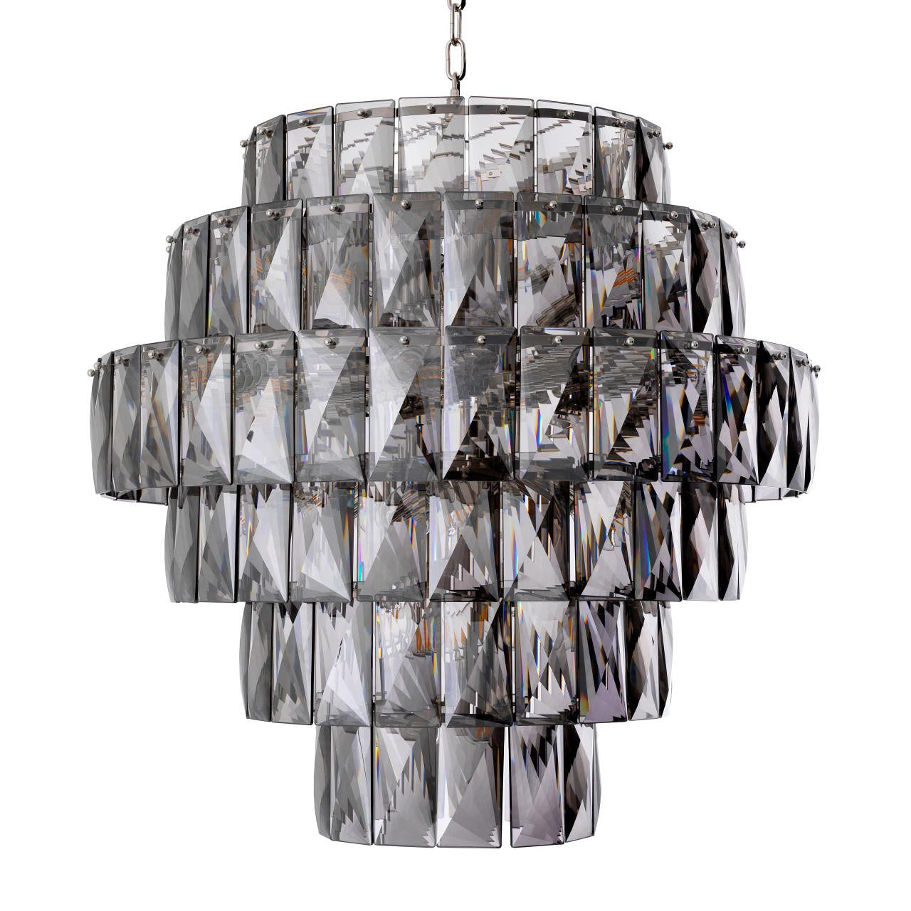 Eichholtz Amazone L Chandelier - Smoke Glass