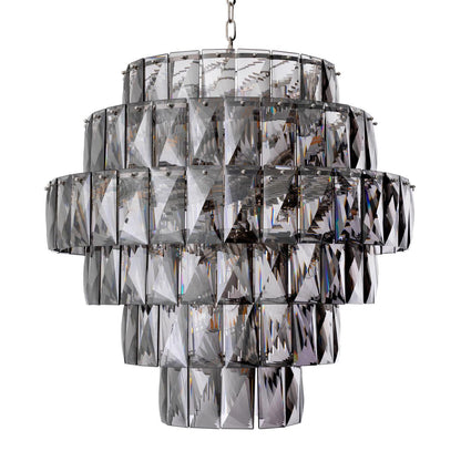 Eichholtz Amazone L Chandelier - Smoke Glass