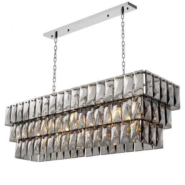 Eichholtz Chandelier Amazone rectangular Nickel