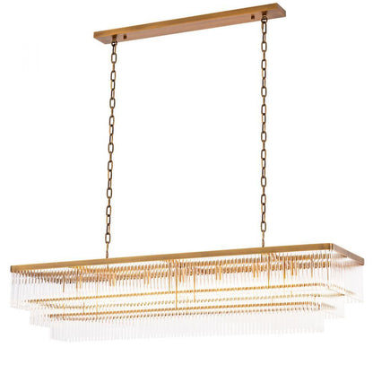 Eichholtz Chandelier East rectangular Antique Brass
