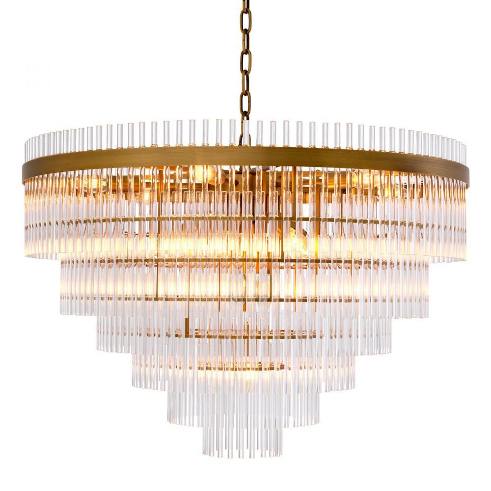 Eichholtz Chandelier East Single Antique Brass