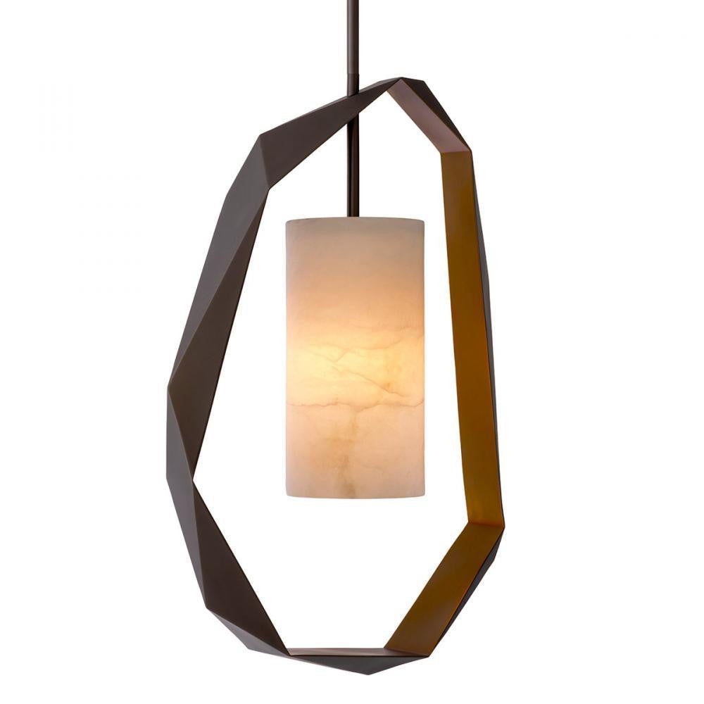 Eichholtz Chandelier Santos Gunmetal, Antique Brass