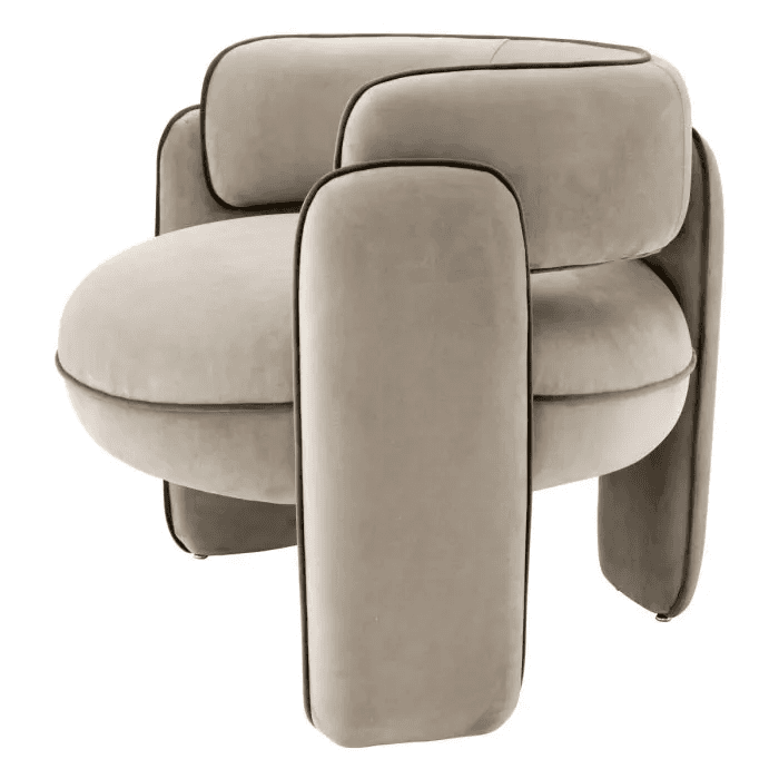 Eichholtz Chaplin Armchair Blue