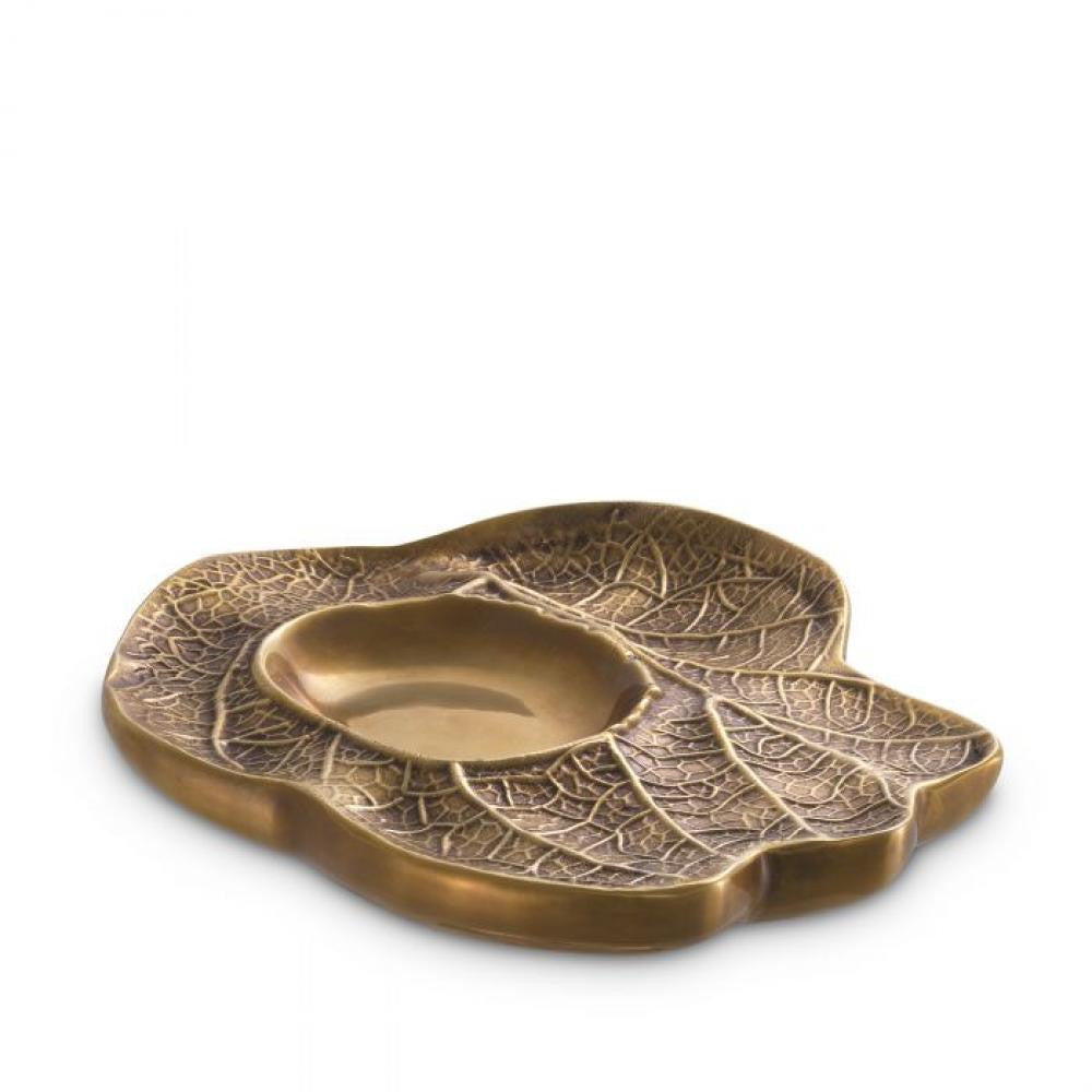 Eichholtz Clemence Bowl, Vintage Brass, 9.06"W (115637 YV0J03YQ51)