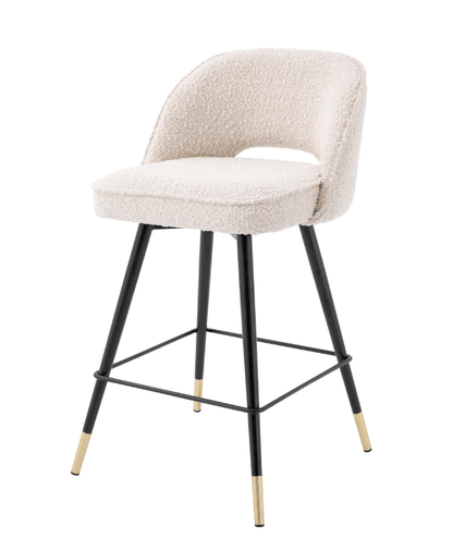 Cliff Counter Stool Set of 2 - Boucle Cream side