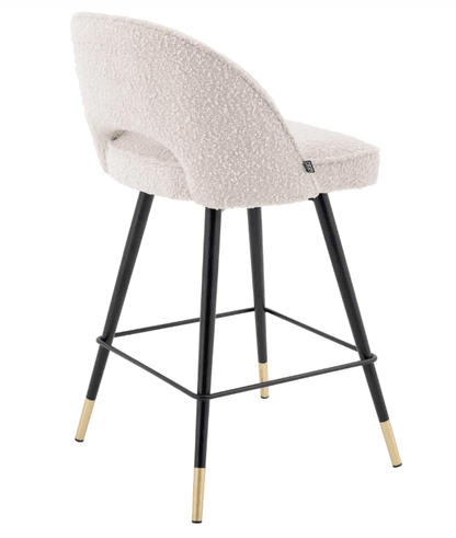 Cliff Counter Stool Set of 2 - Boucle Cream angle