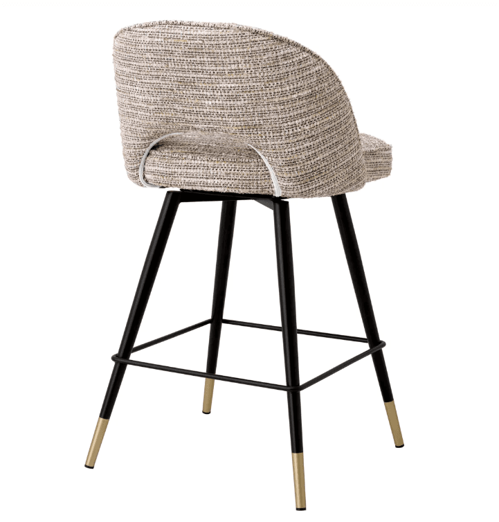 Cliff Counter Stool Set of 2 - Mademoiselle Beige angle