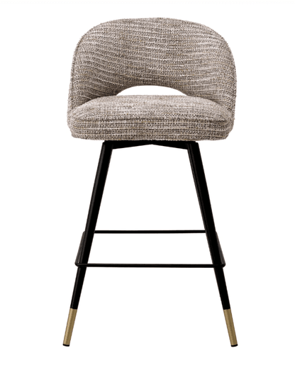 Cliff Counter Stool Set of 2 - Mademoiselle Beige detail