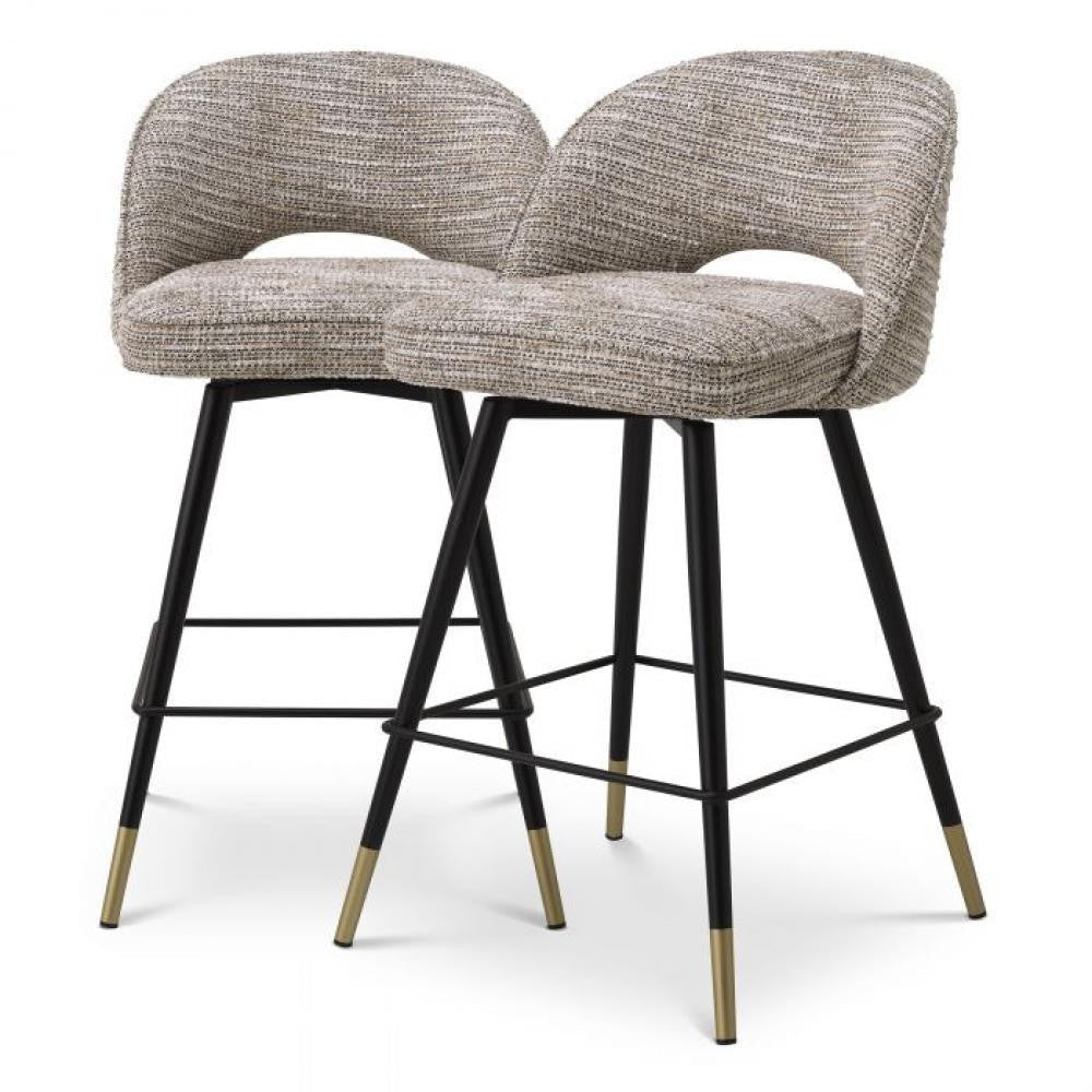Cliff Counter Stool Set of 2 - Mademoiselle Beige