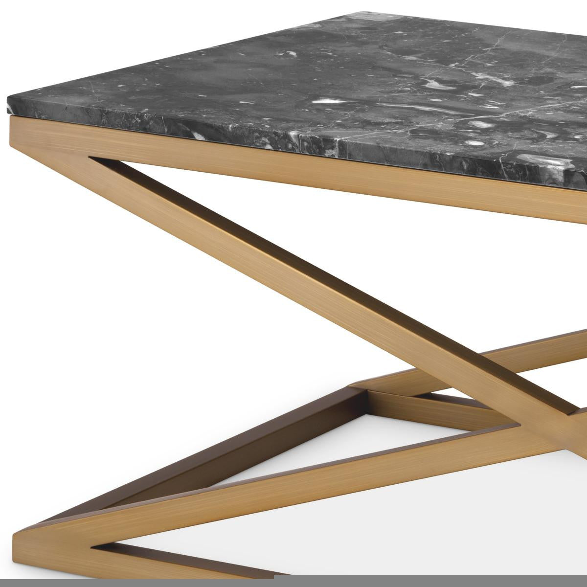 Eichholtz Criss Cross Coffee Table - Brass