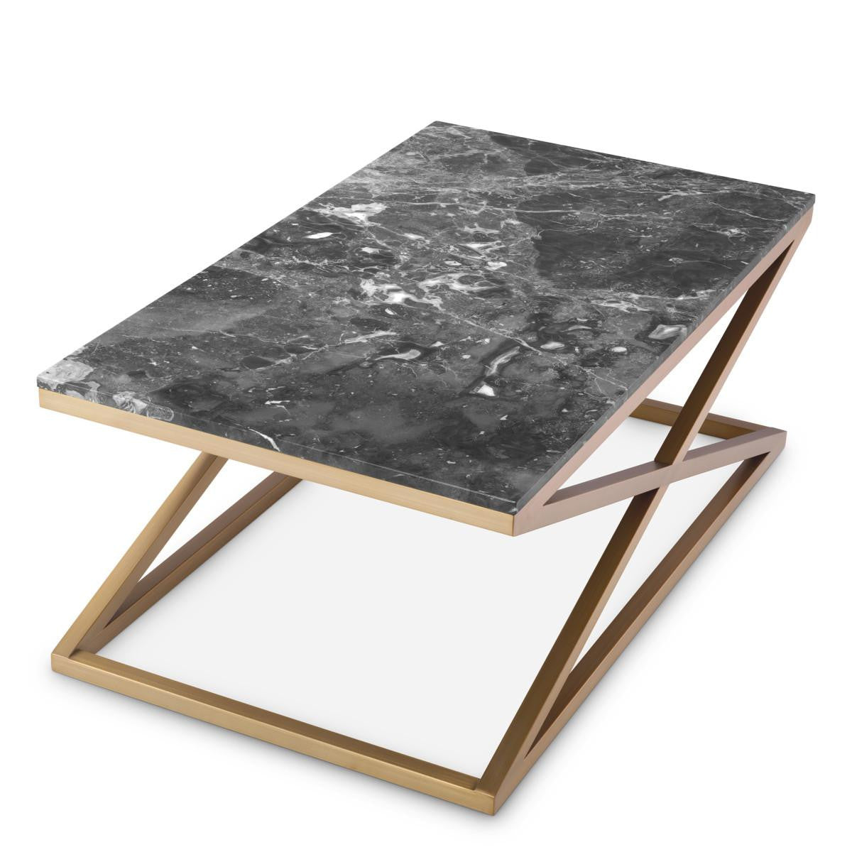 Eichholtz Criss Cross Coffee Table - Brass