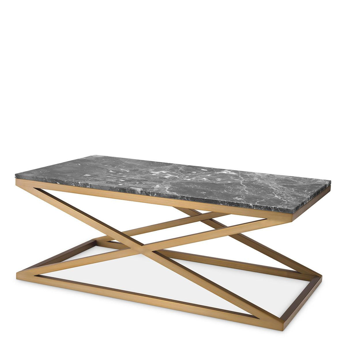 Eichholtz Criss Cross Coffee Table - Brass