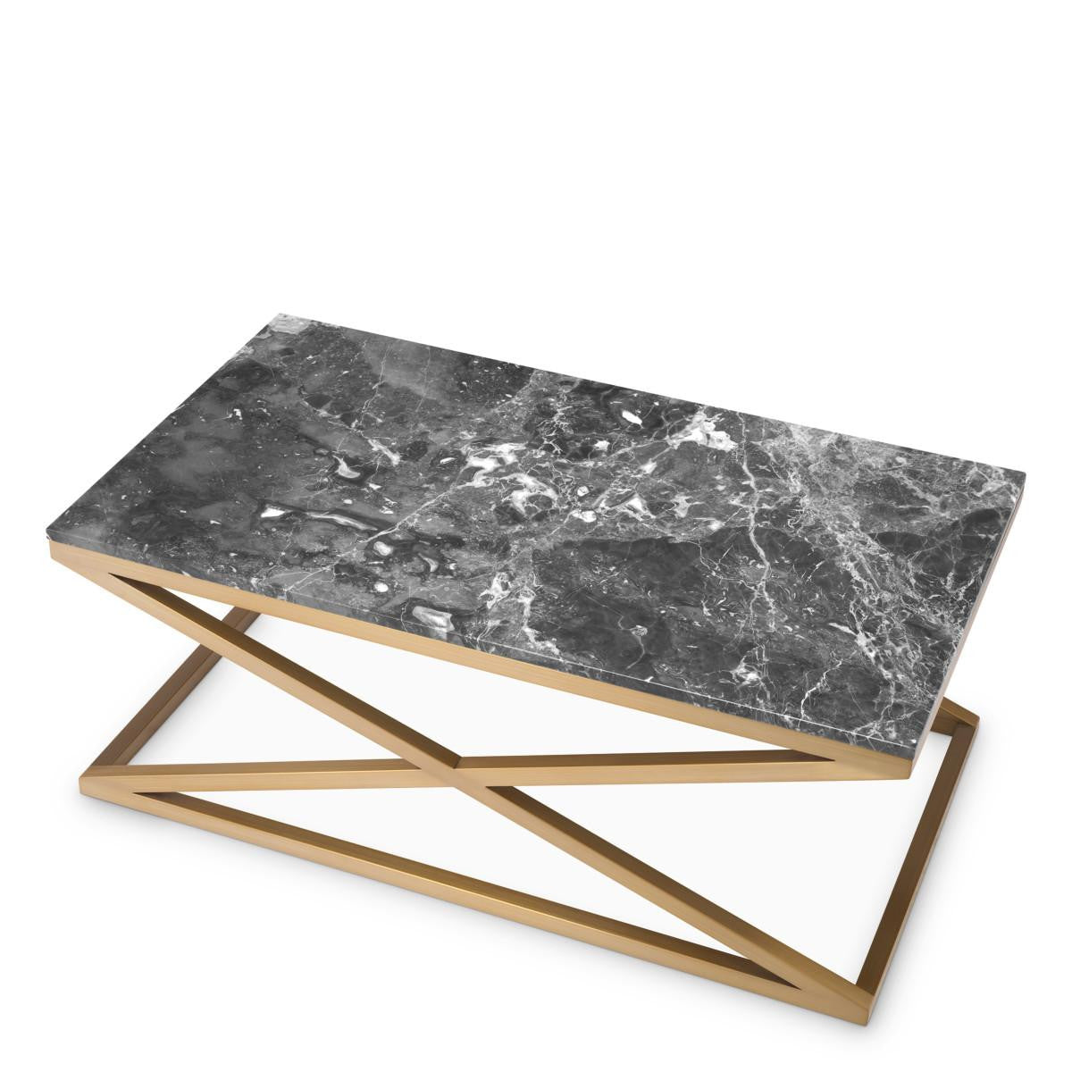Eichholtz Criss Cross Coffee Table - Brass