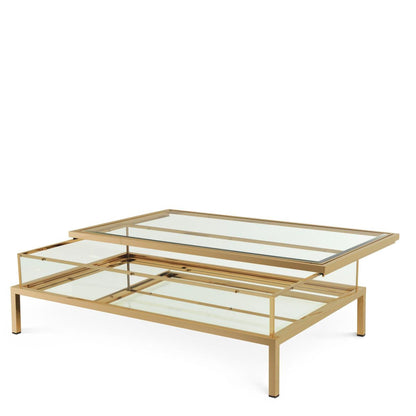 Eichholtz Harvey Coffee Table Rectangular - Brushed Brass