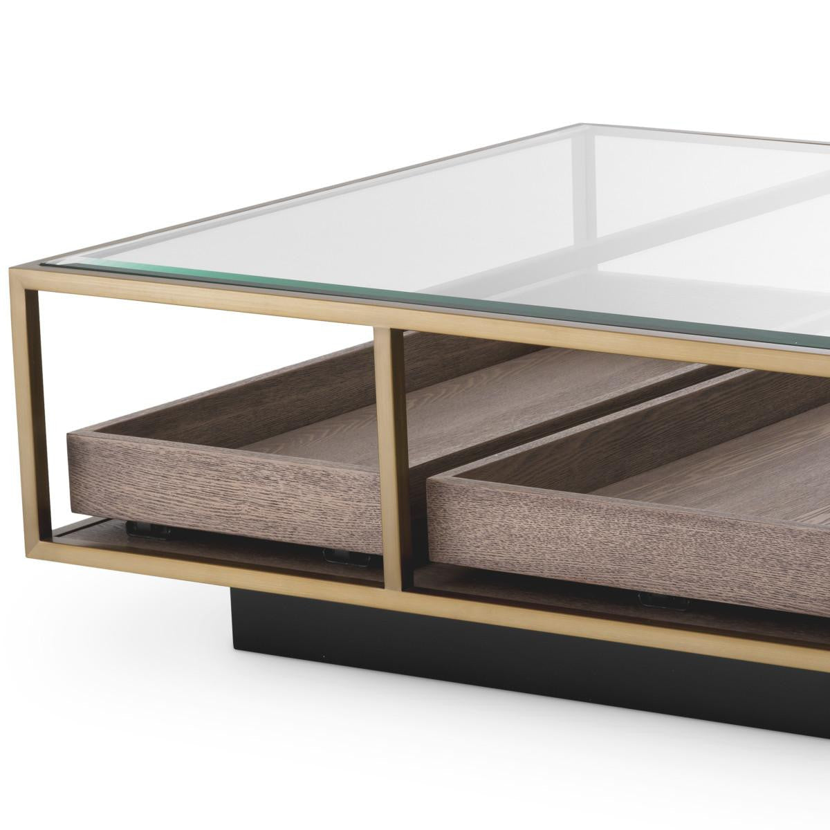 Eichholtz Roxton Coffee Table - Brushed Brass