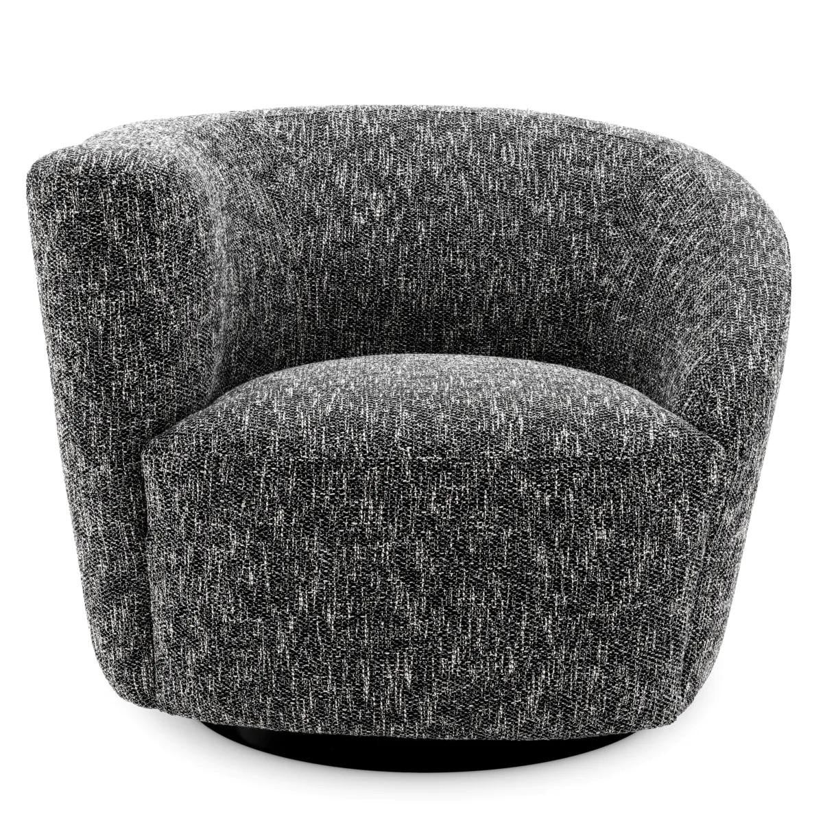 Eichholtz Colin Swivel Chair Right Black