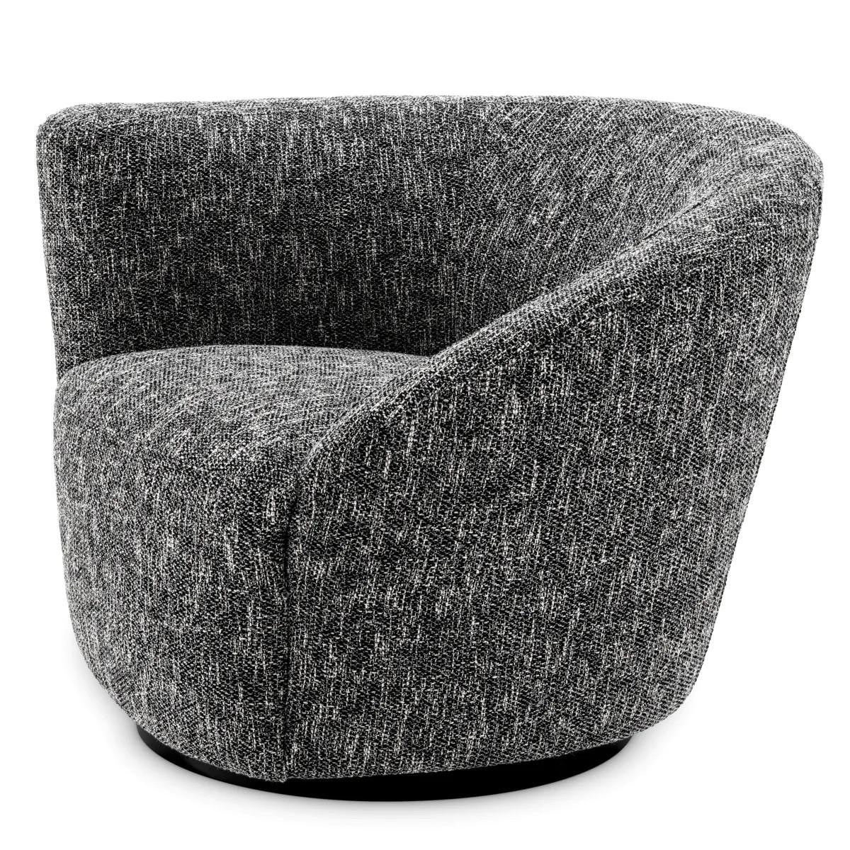 Eichholtz Colin Swivel Chair Left Beige, Black
