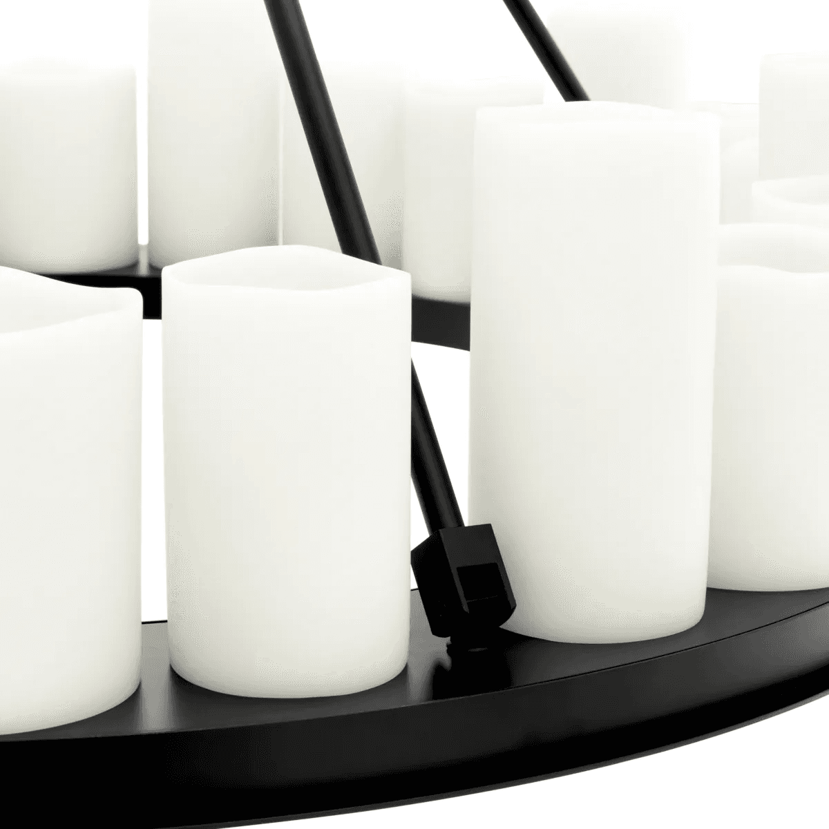 Eichholtz Commodore Chandelier, 24-Light, LED Integrated, Black, 35.43"W (111304UL YV0J03YU32)