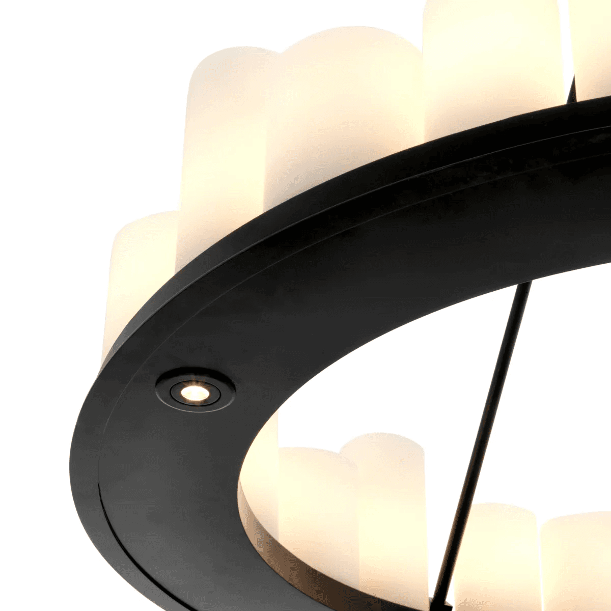 Eichholtz Commodore Chandelier, 24-Light, LED Integrated, Black, 35.43"W (111304UL YV0J03YU32)