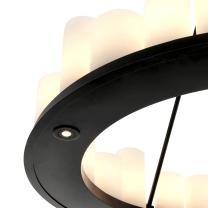 Eichholtz Commodore Chandelier, 24-Light, LED Integrated, Black, 35.43"W (111304UL YV0J03YU32)