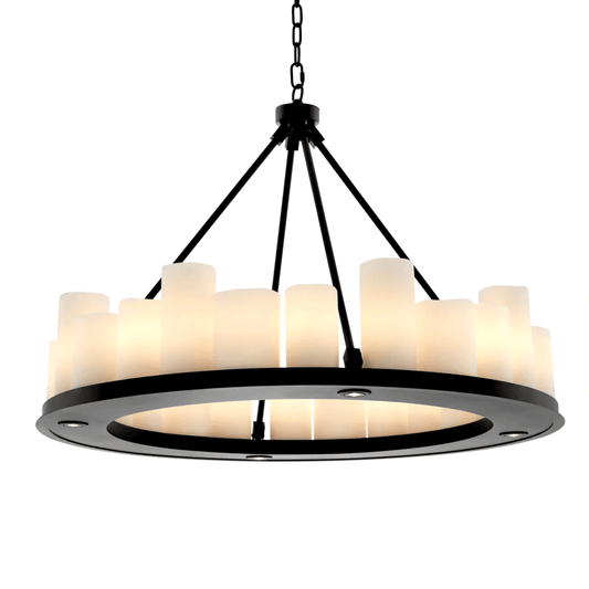 Eichholtz Commodore Chandelier, 24-Light, LED Integrated, Black, 35.43"W (111304UL YV0J03YU32)