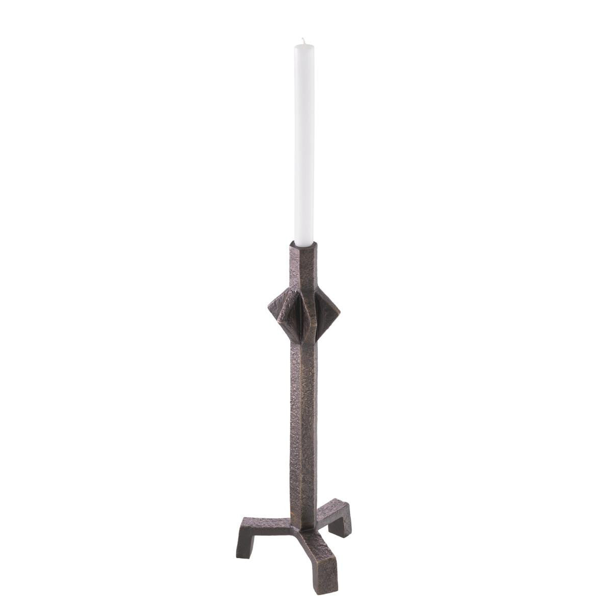 Eichholtz Conti Candle Holder, Large, Bronze, 7.28"W (114083 YV0J03YR46)