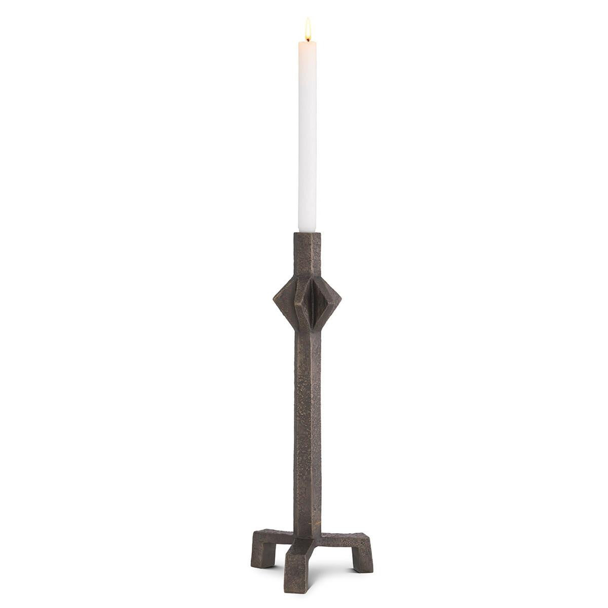 Eichholtz Conti Candle Holder, Large, Bronze, 7.28"W (114083 YV0J03YR46)