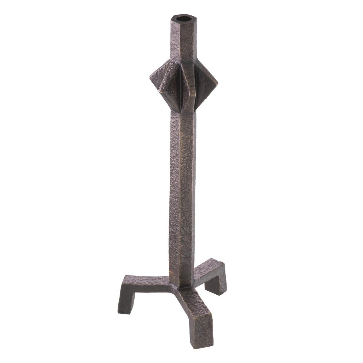 Eichholtz Conti Candle Holder, Large, Bronze, 7.28"W (114083 YV0J03YR46)