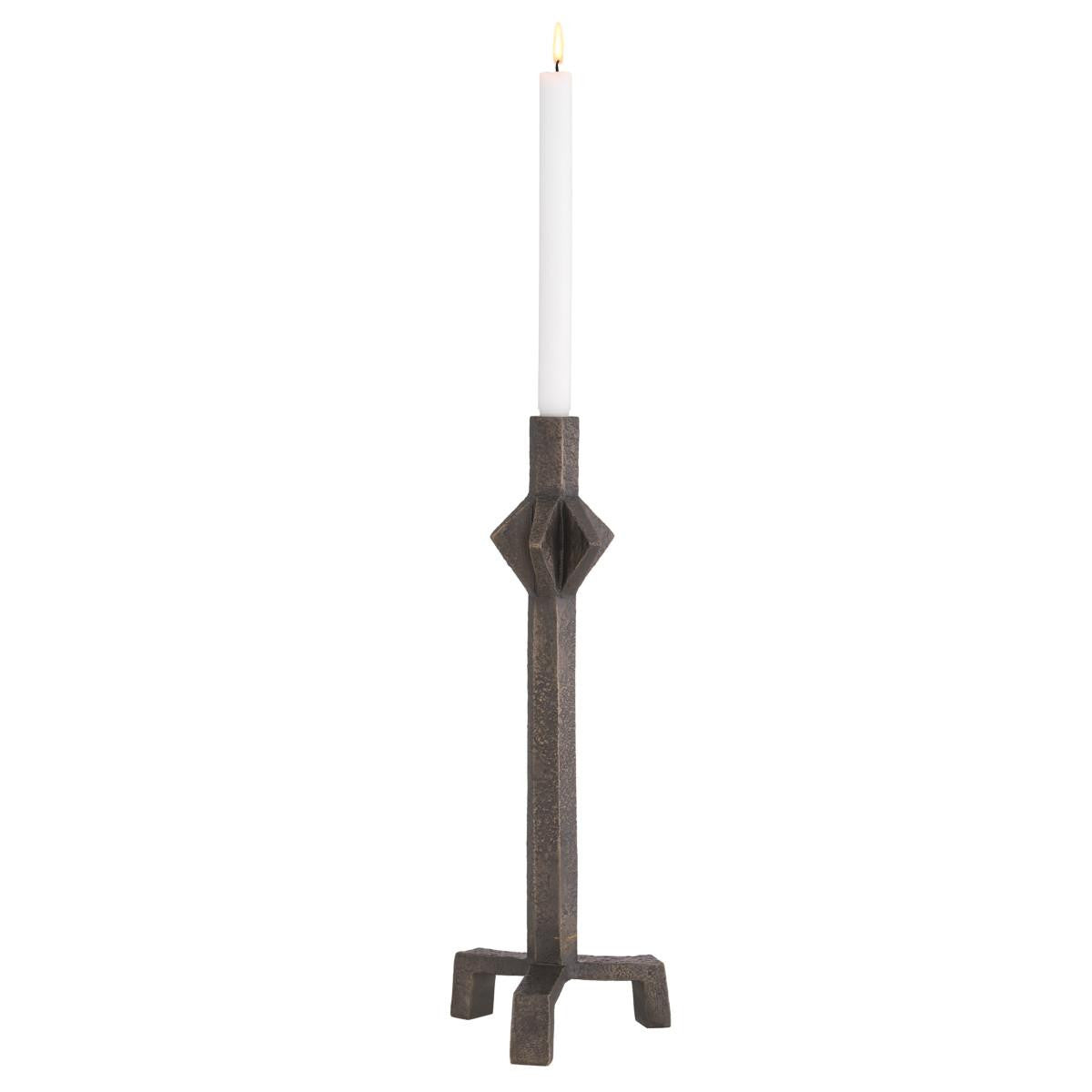 Eichholtz Conti Candle Holder, Large, Bronze, 7.28"W (114083 YV0J03YR46)