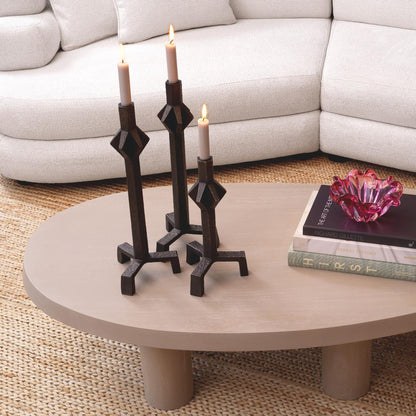 Eichholtz Conti Candle Holder, Small, Bronze, 7.09"W (116619 YV0J03YR47)