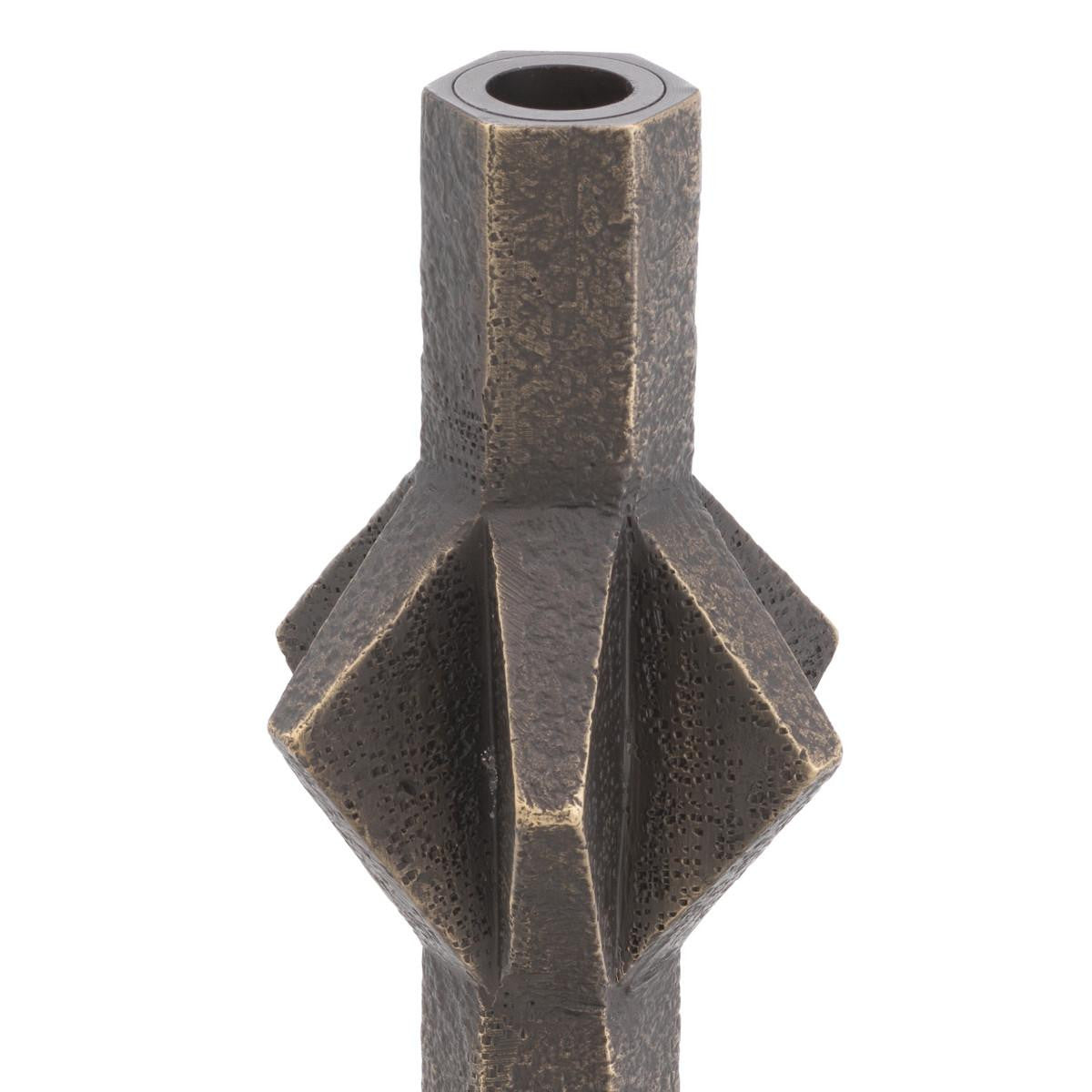 Eichholtz Conti Candle Holder, Small, Bronze, 7.09"W (116619 YV0J03YR47)