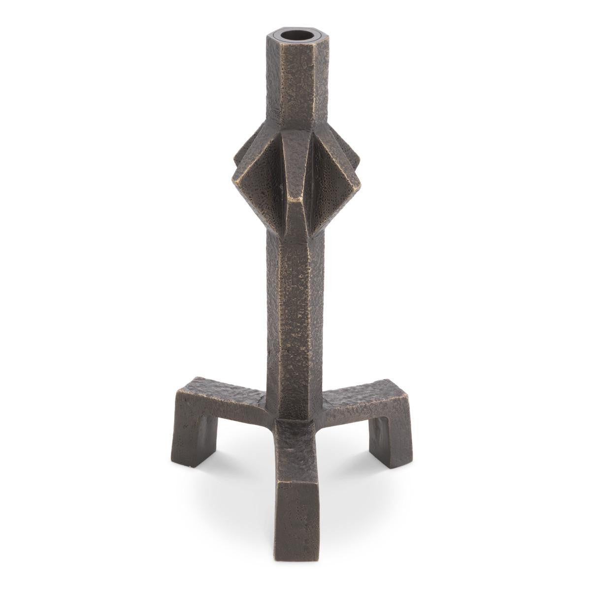 Eichholtz Conti Candle Holder, Small, Bronze, 7.09"W (116619 YV0J03YR47)