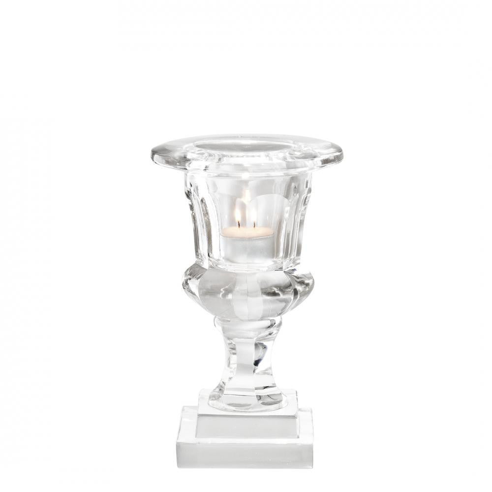 Eichholtz Corolle Tea Light Candle Holder, Clear Glass, 4.72"W (108832 YV0J041WNZ)