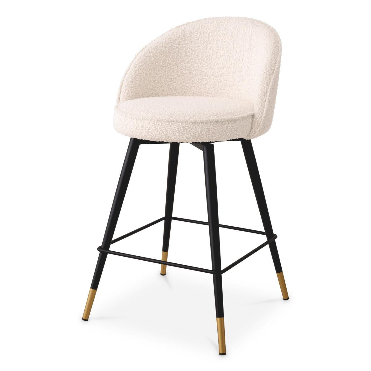 Eichholtz Cooper Counter Stool, Set of 2 - Cream