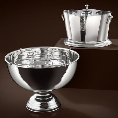 Eichholtz Crespa Champagne Cooler, Nickel, 15.35"W (104388 YV0J03YU2A)