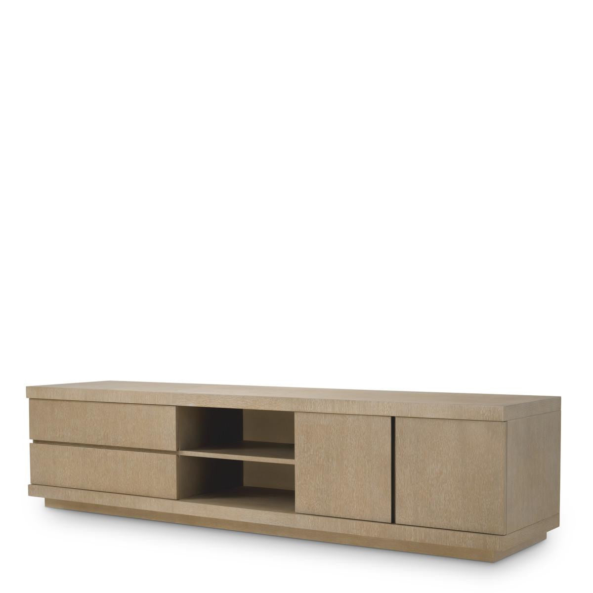 Eichholtz Crosby Television Cabinet, Washed Oak, 86.61"W (115173 YV0J041XMC)