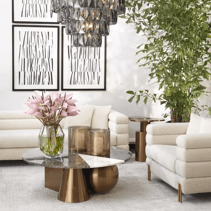 Eichholtz Crown Carpet, Silver Sand, 118.11"L x 157.48"W (113919 YV0J03YT20)