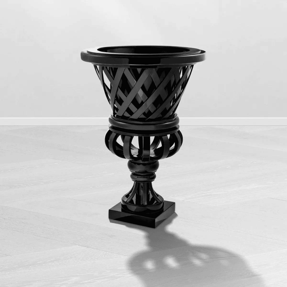 Eichholtz Cypress Planter, Black, 23.62"W (110601 YV0J041TQP)