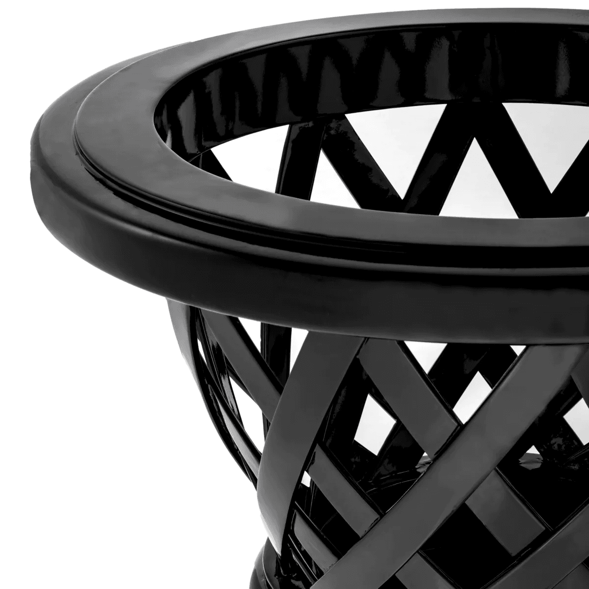 Cypress Planter, Black, 23.62