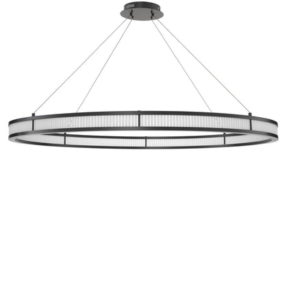 Eichholtz Damien Chandelier, 1-Light, X-Large, LED Integrated, Bronze, Frosted Glass, 54.72"W (114751UL YV0J03YU36)