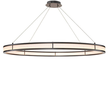 Eichholtz Damien Chandelier, 1-Light, X-Large, LED Integrated, Bronze, Frosted Glass, 54.72"W (114751UL YV0J03YU36)