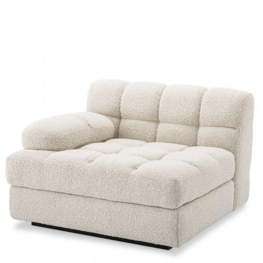 Eichholtz Dean Sectional Sofa Left Side Cream, Black